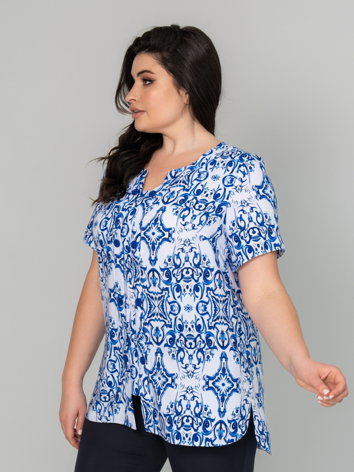 Блуза All Posa модель ap101968p-blo-blakitnij Фото