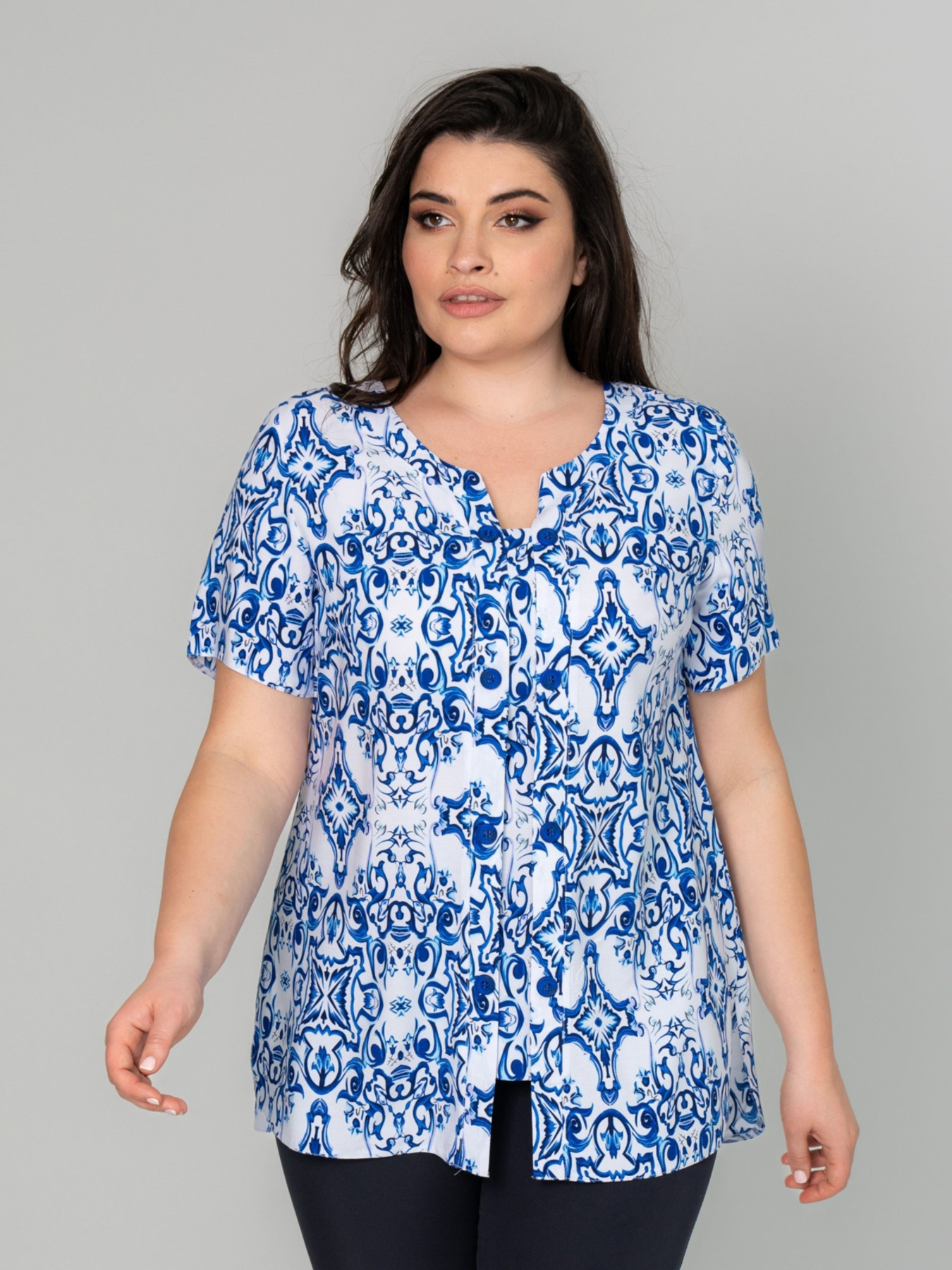 Блуза All Posa модель ap101968p-blo-blakitnij Фото