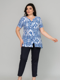 Блуза All Posa модель ap101968p-blo-blakitnij Фото