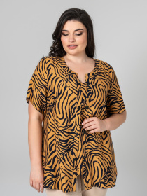 Блуза All Posa модель ap101968p-leopard Фото