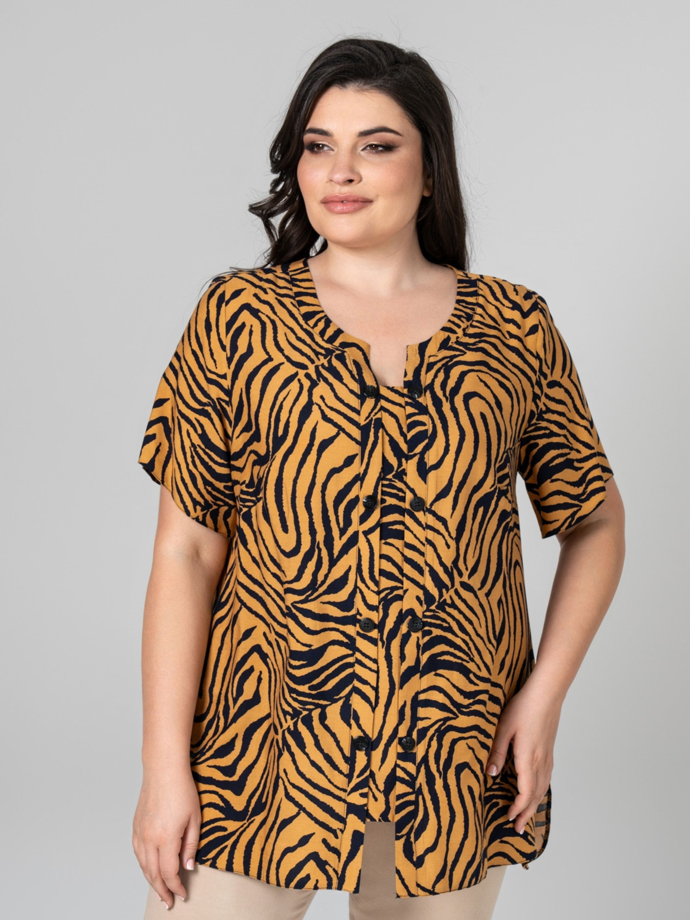 Блуза All Posa модель ap101968p-leopard Фото