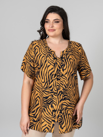 Блуза All Posa модель ap101968p-leopard Фото