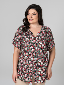 Блуза All Posa модель ap101968p-chornij Блуза All Posa модель ap101968p-chornij Фото