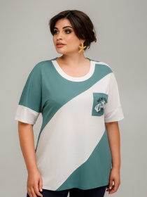 Футболка All Posa модель ap101624p-polin Фото