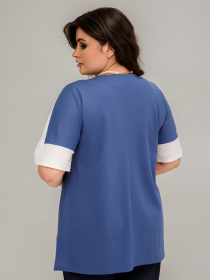 Футболка All Posa модель ap101624p-dzhins Фото