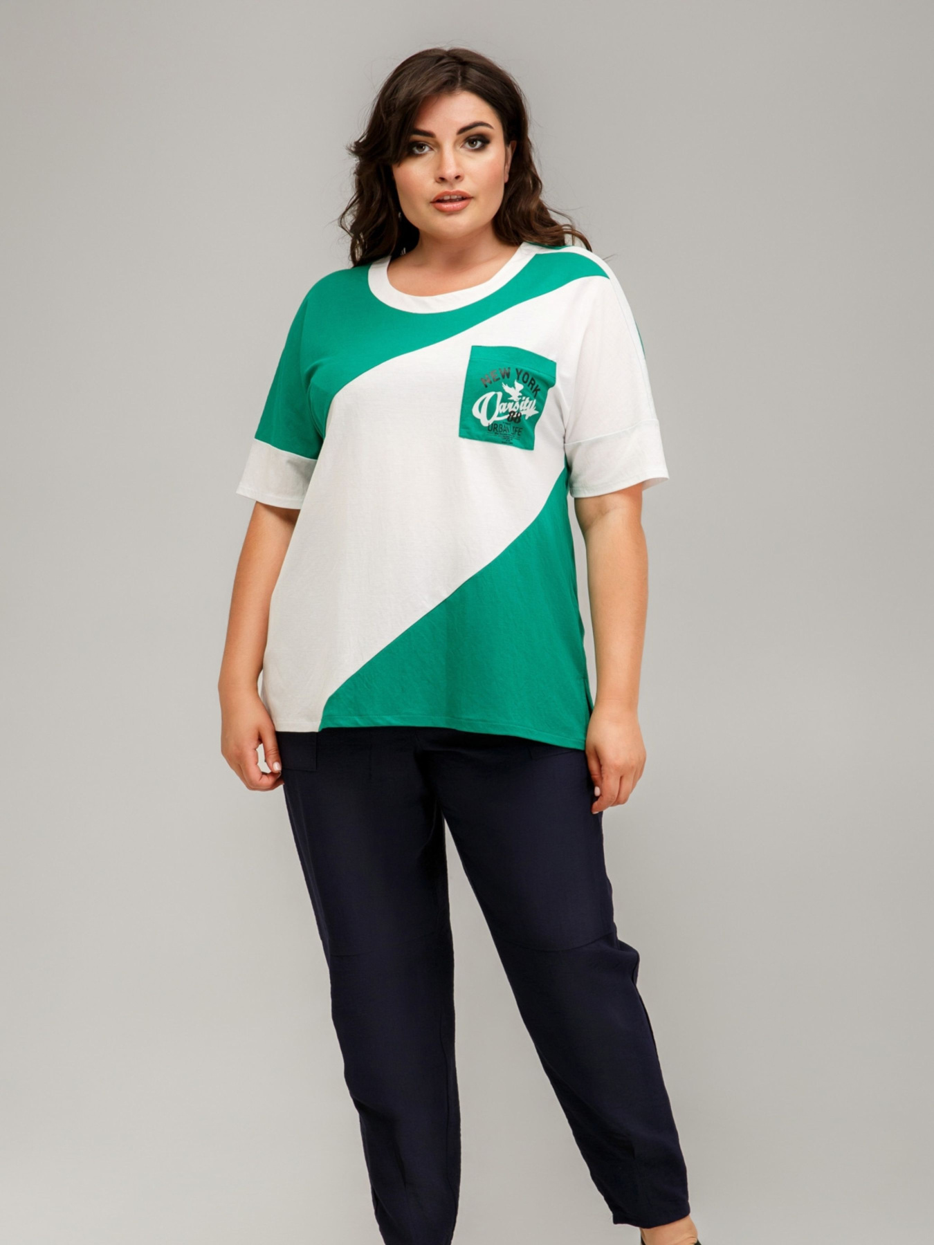 Футболка All Posa модель ap101624p-zelenij Фото