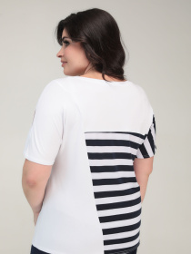 Футболка All Posa модель ap101575p-blij Фото