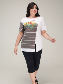 Футболка All Posa модель ap101575p-srij Фото