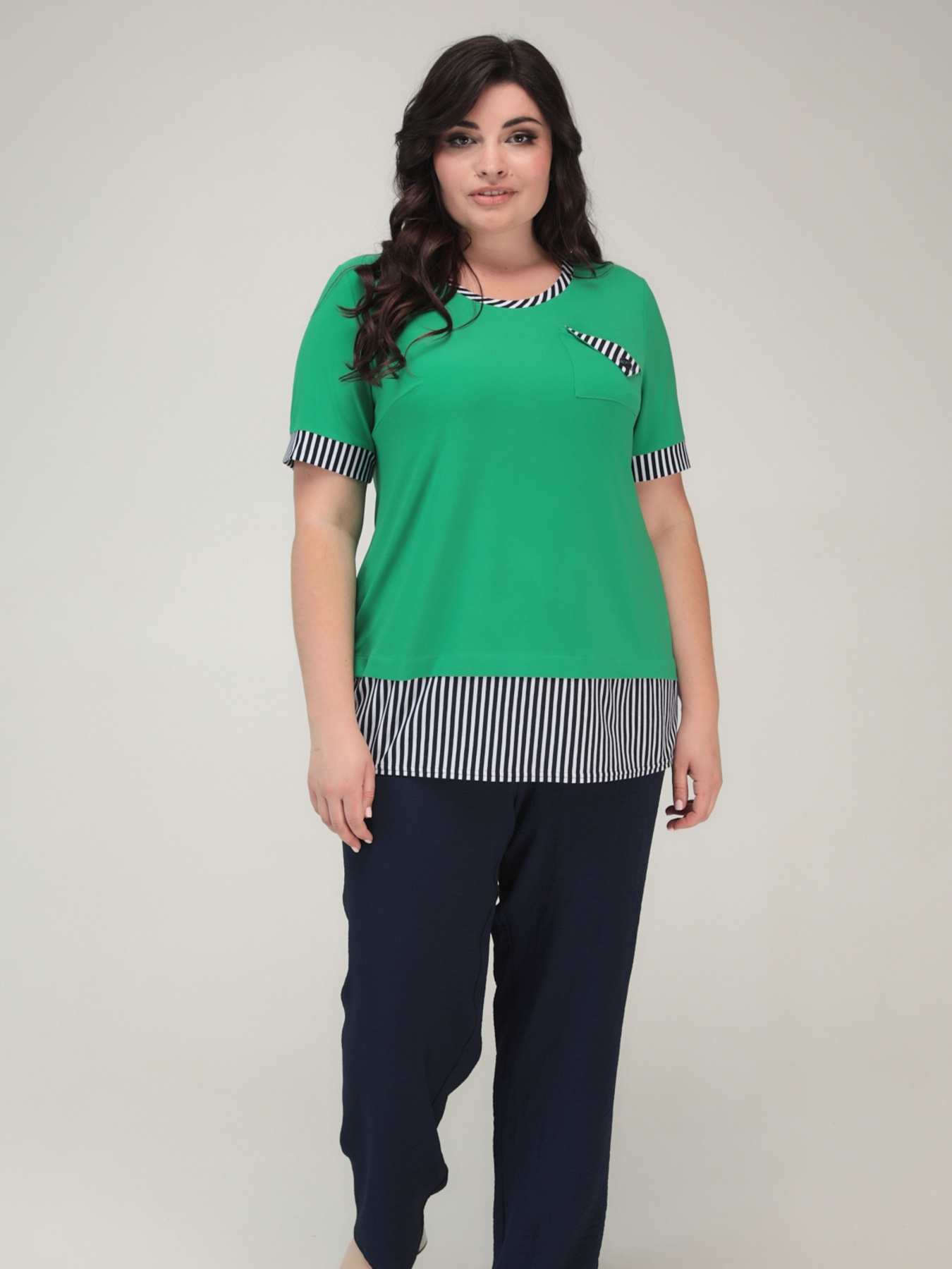 Футболка All Posa модель ap101560p-zelenij Фото