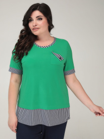 Футболка All Posa модель ap101560p-zelenij Фото