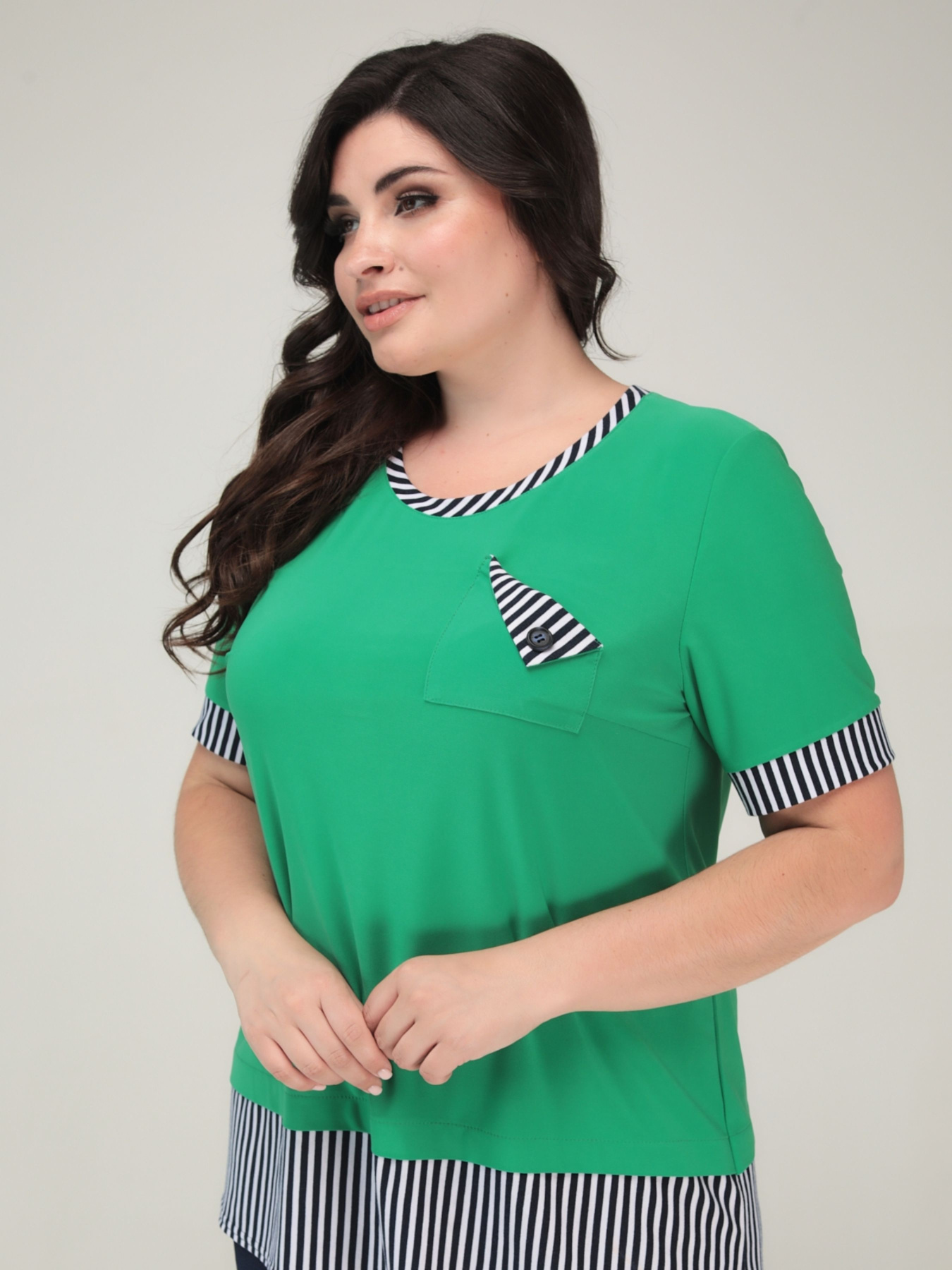 Футболка All Posa модель ap101560p-zelenij Фото