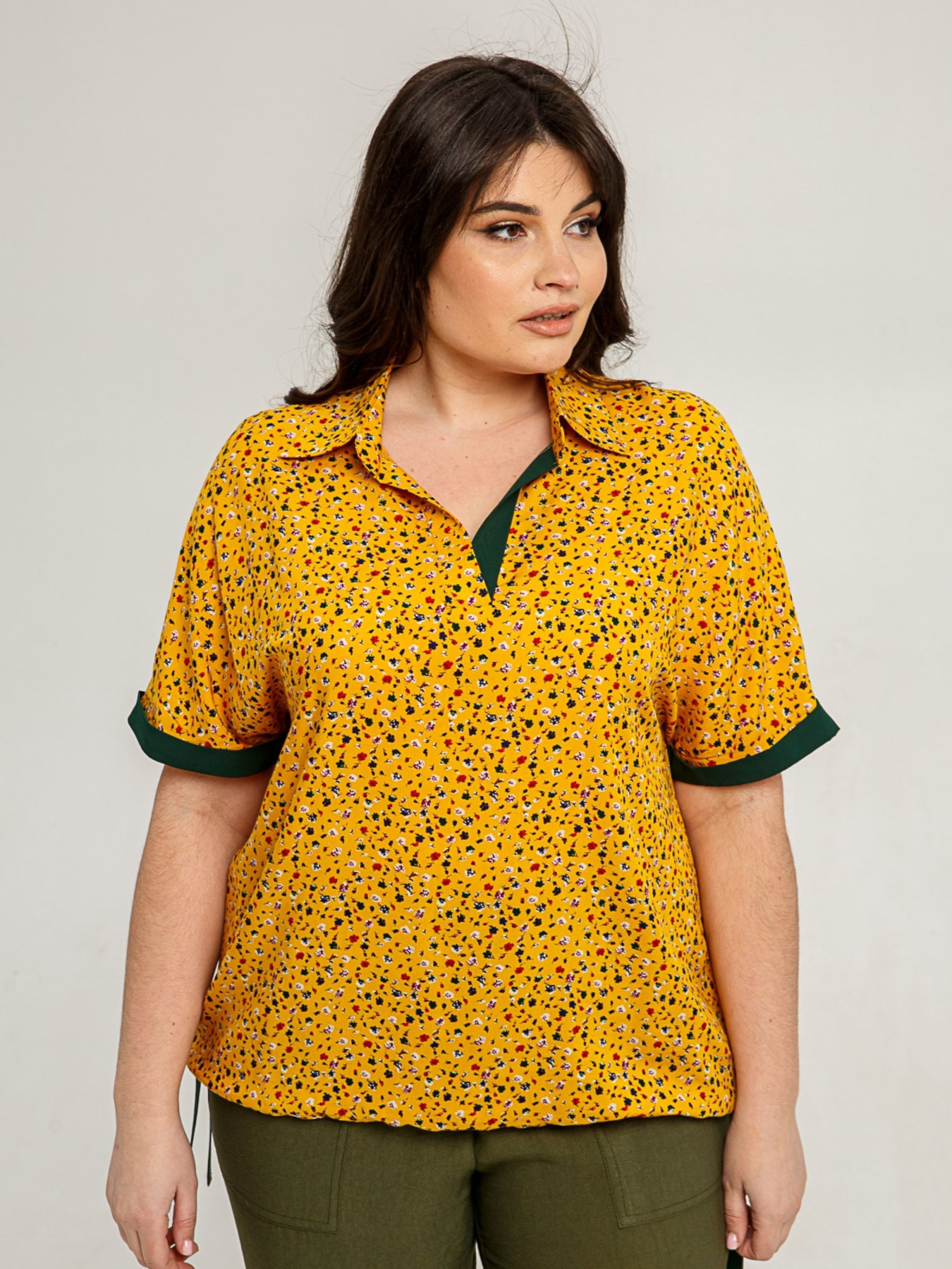 Блуза All Posa модель ap101486p-zhovtij Фото