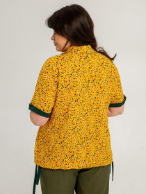 Блуза All Posa модель ap101486p-zhovtij Фото