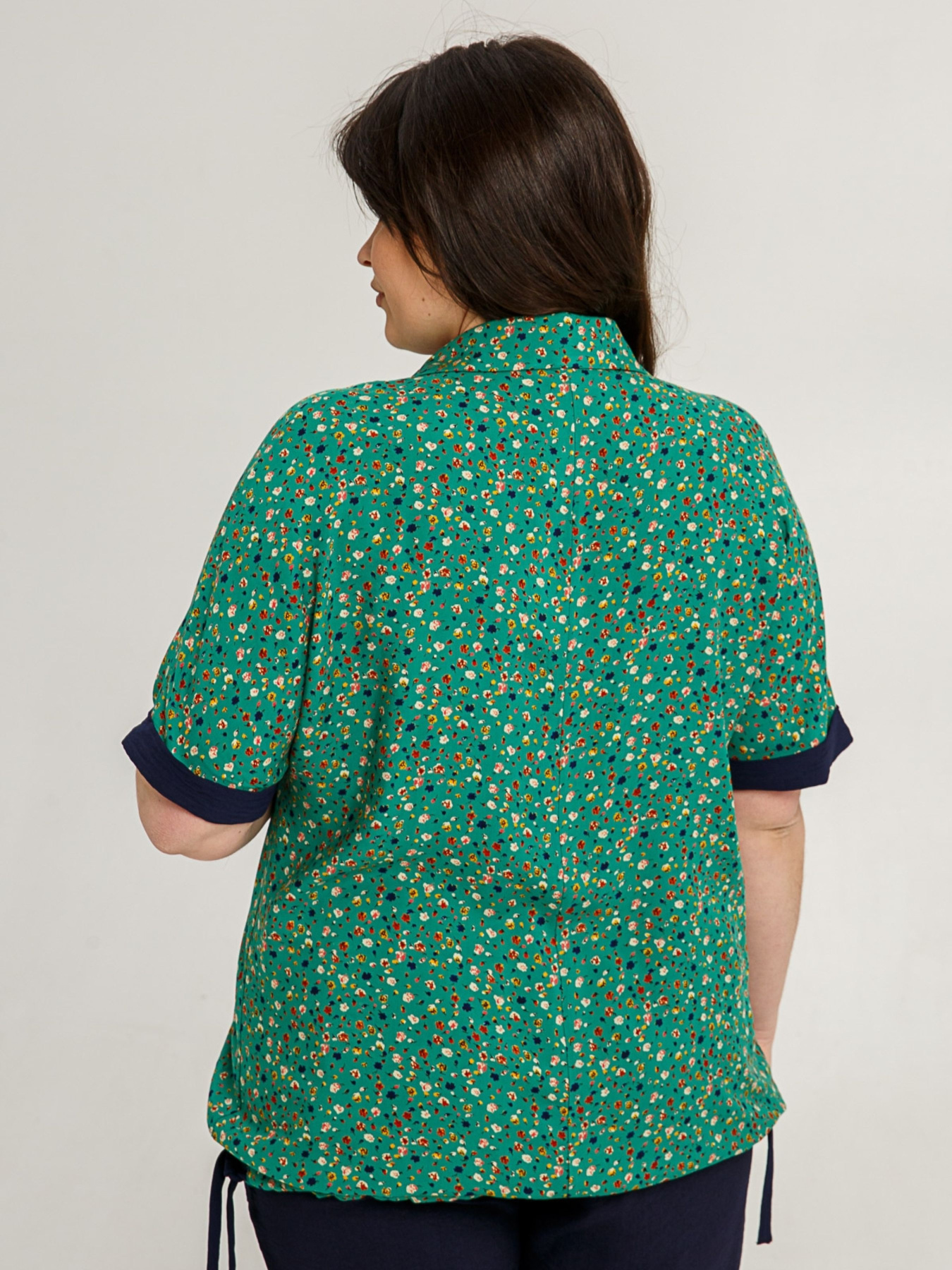 Блуза All Posa модель ap101486p-zelenij Фото