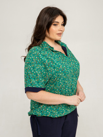 Блуза All Posa модель ap101486p-zelenij Фото