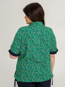 Блуза All Posa модель ap101486p-zelenij Фото