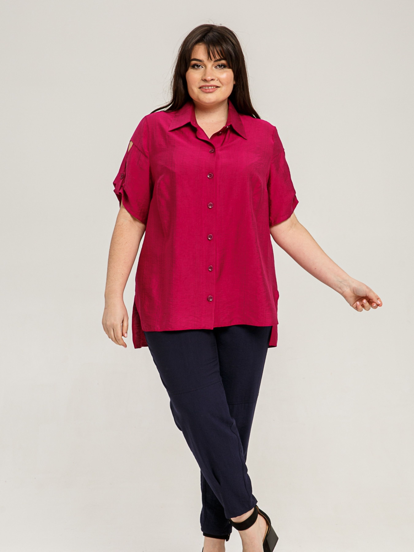 Блуза All Posa модель ap101393p-malina Фото