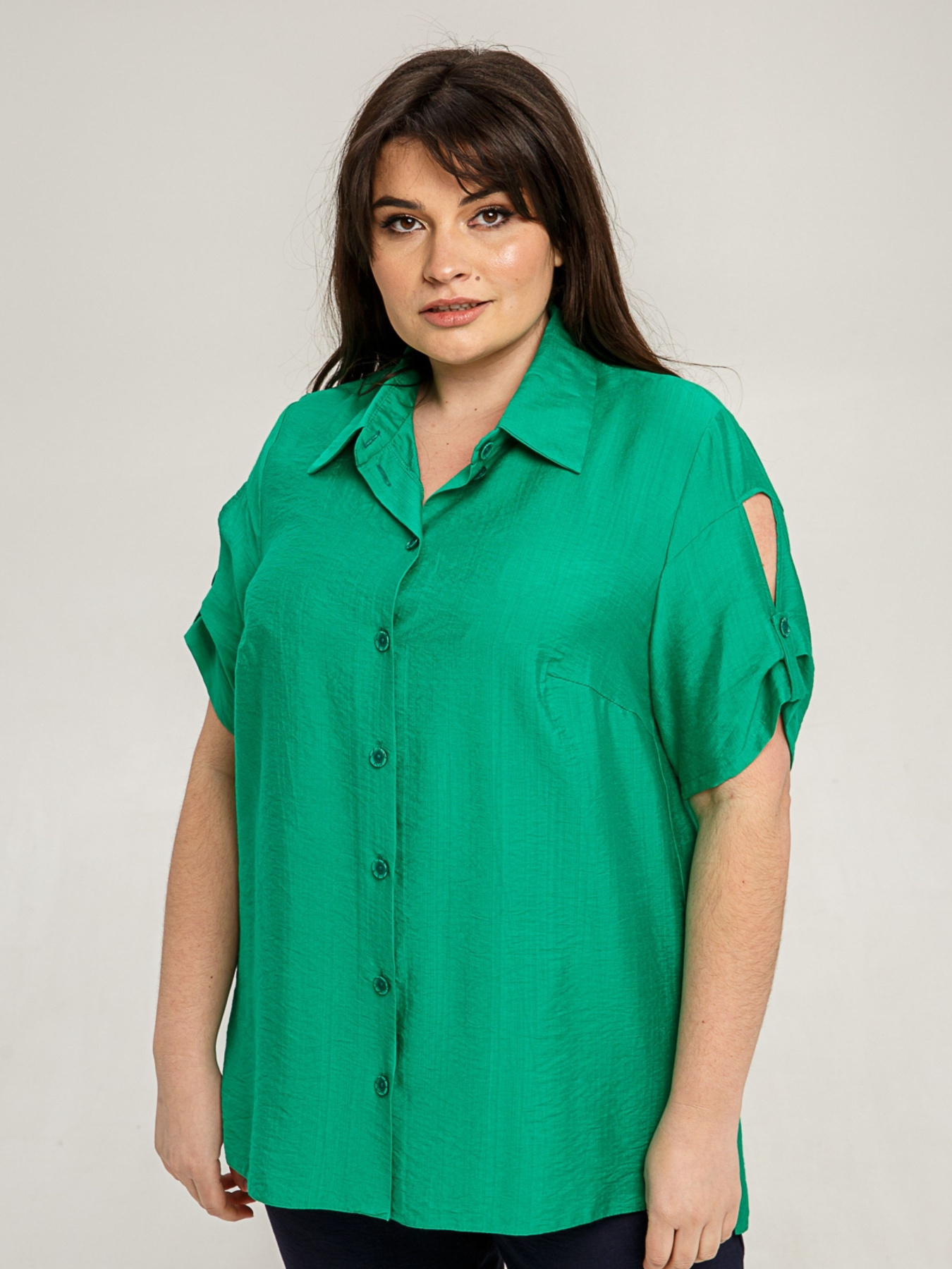 Блуза All Posa модель ap101393p-zelenij Фото