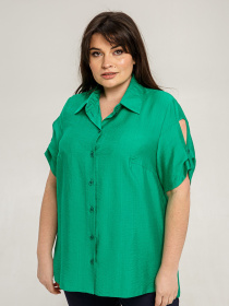 Блуза All Posa модель ap101393p-zelenij Фото