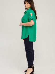Блуза All Posa модель ap101393p-zelenij Фото