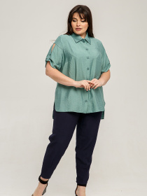 Блуза All Posa модель ap101393p-olivka Фото