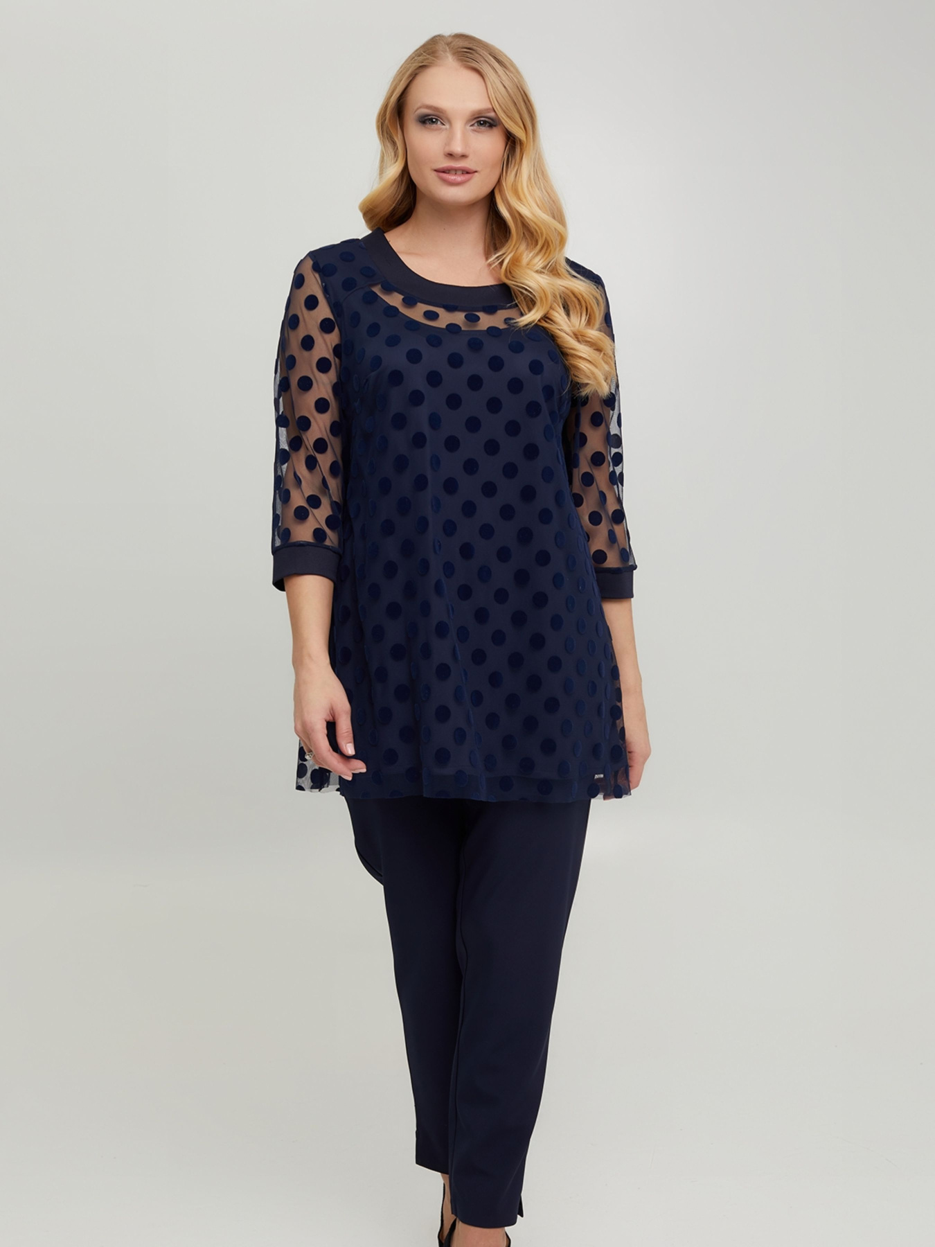 Блуза All Posa модель ap1427-1p-sinj Фото