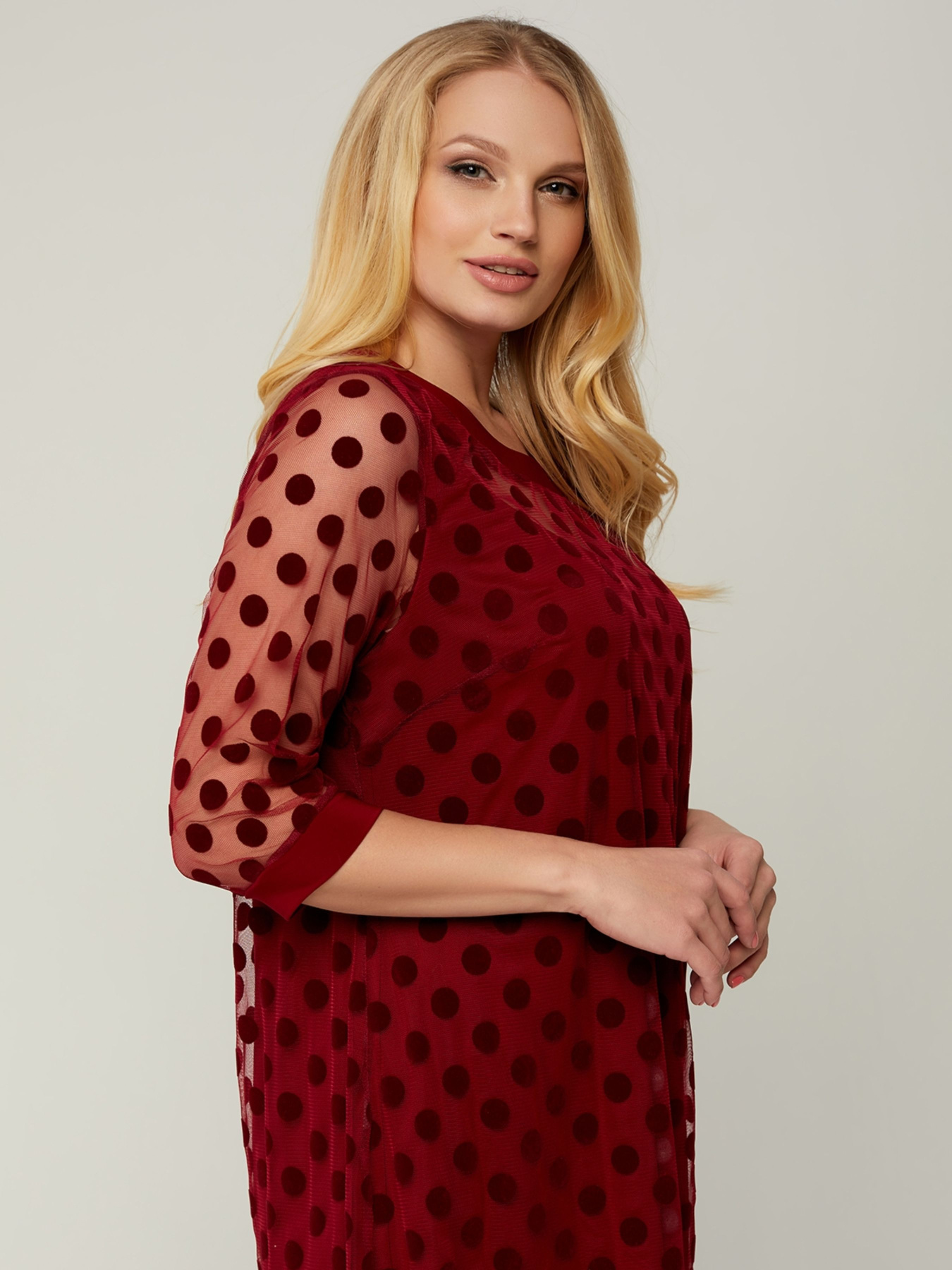 Блуза All Posa модель ap1427-1p-bordovj Фото