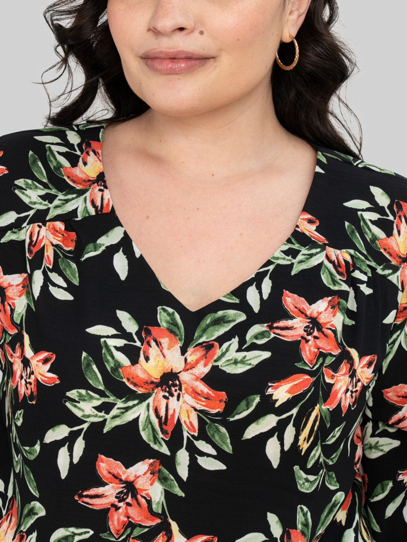 Сукня міді All Posa модель ap102464p-chornij-z-koralovim Фото