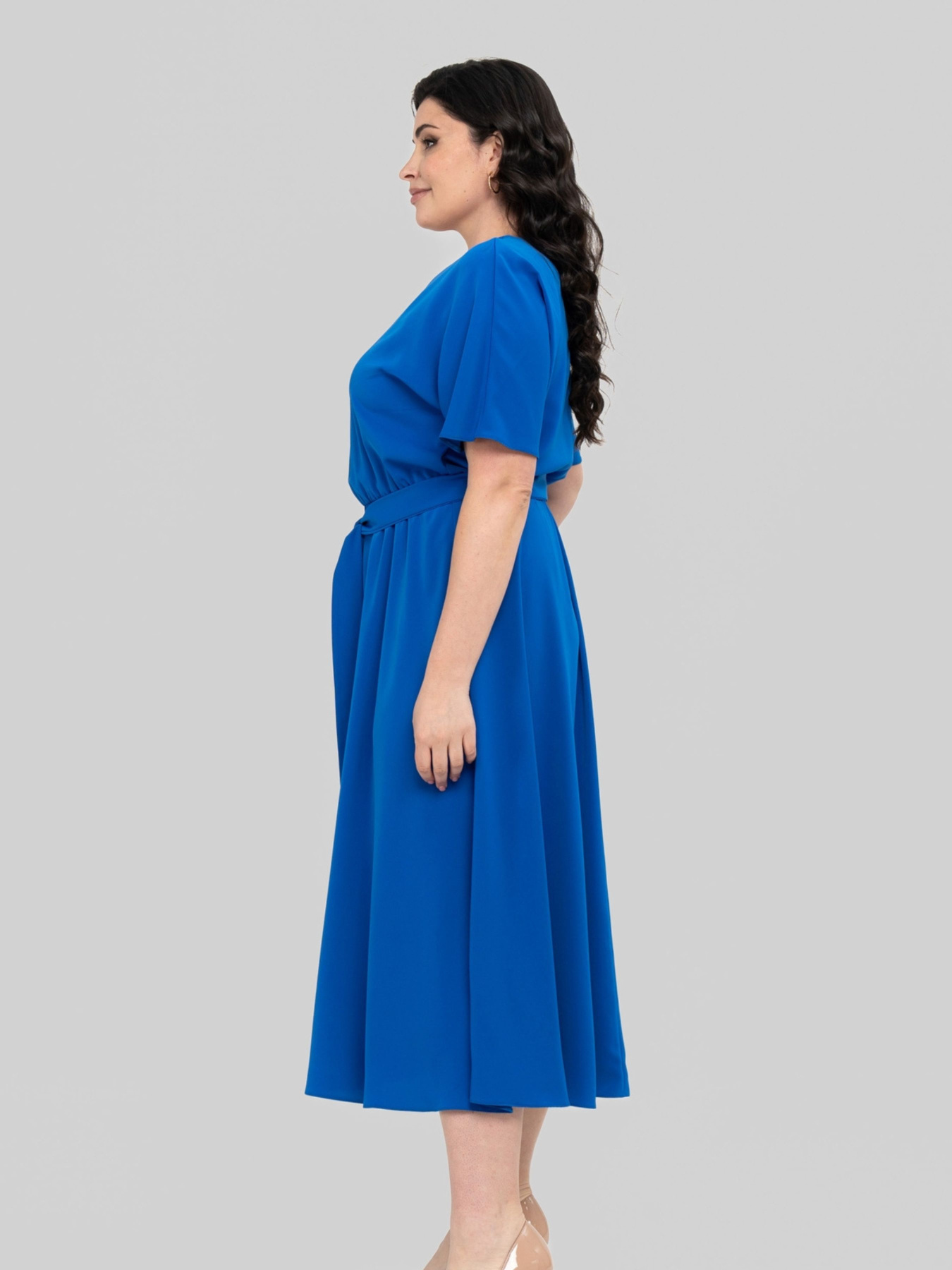 Платье миди All Posa модель ap102448p-elektrik Фото