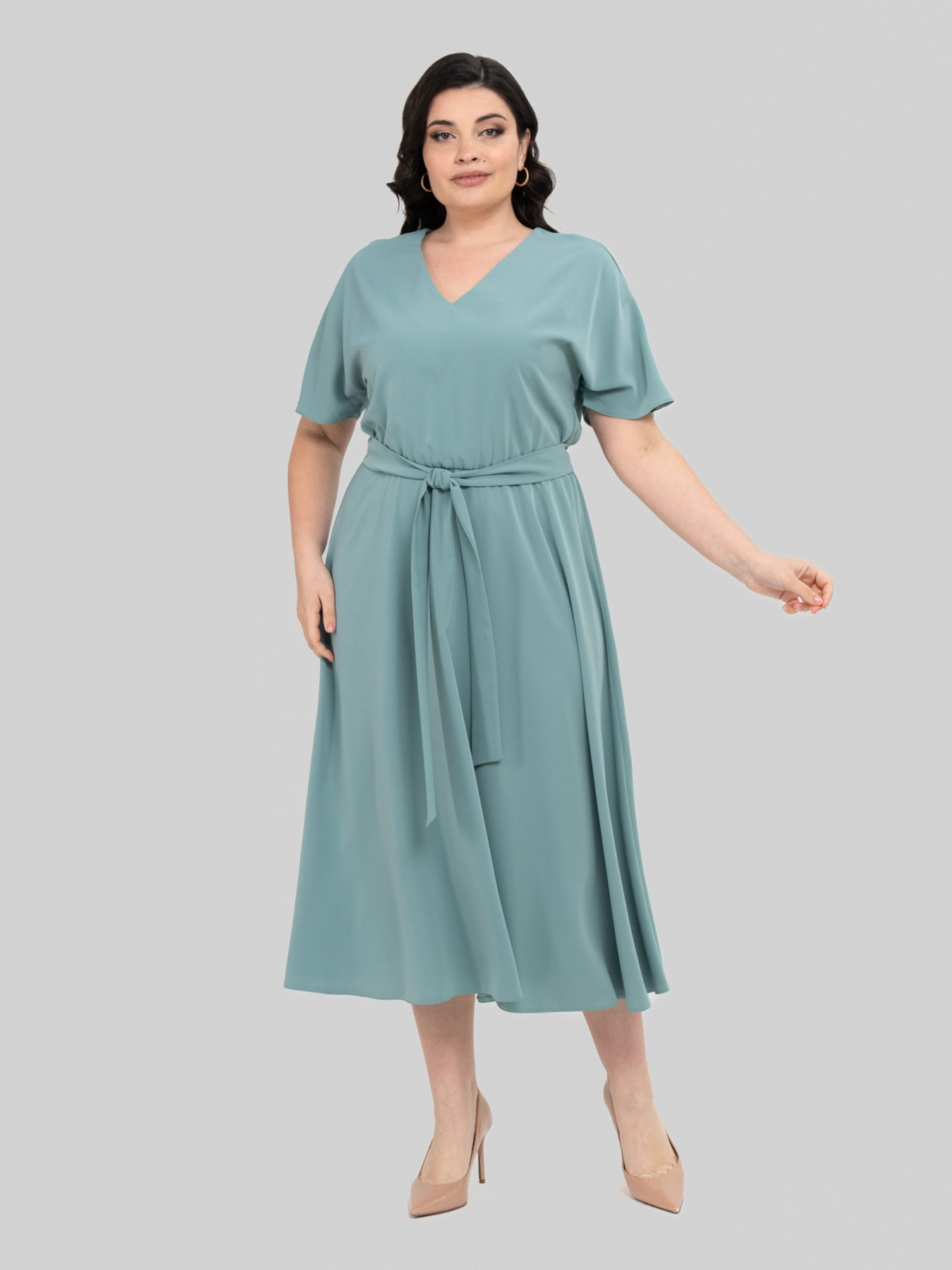 Сукня міді All Posa модель ap102448p-m-qta Фото