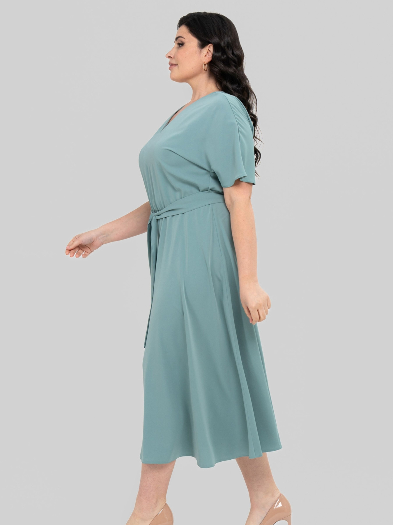 Сукня міді All Posa модель ap102448p-m-qta Фото