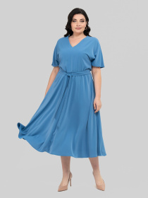 Сукня міді All Posa модель ap102448p-dzhins Фото