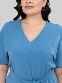 Платье миди All Posa модель ap102448p-dzhins Фото