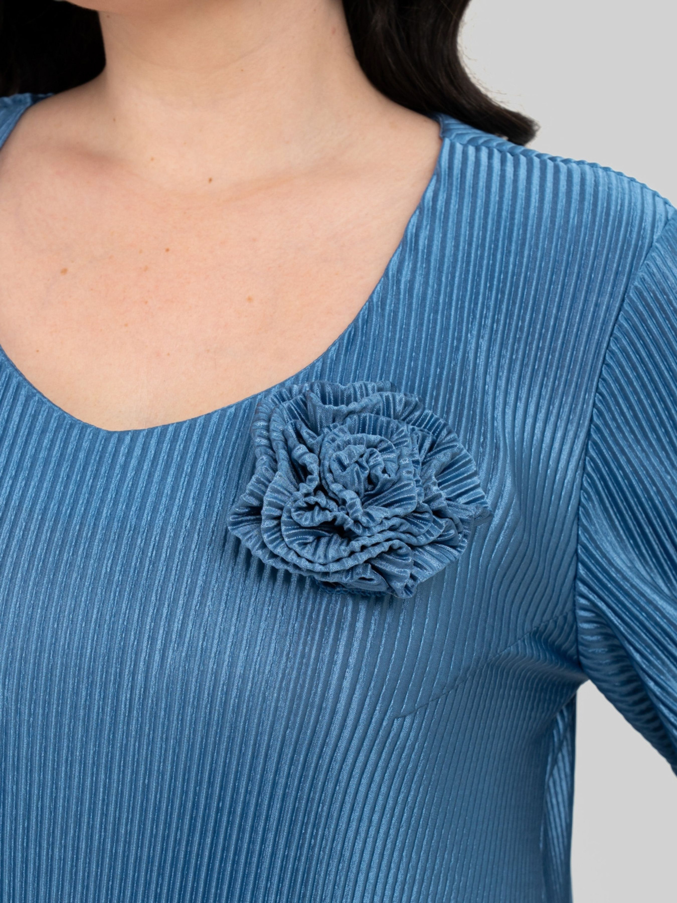 Сукня міді All Posa модель ap102433p-dzhins Фото