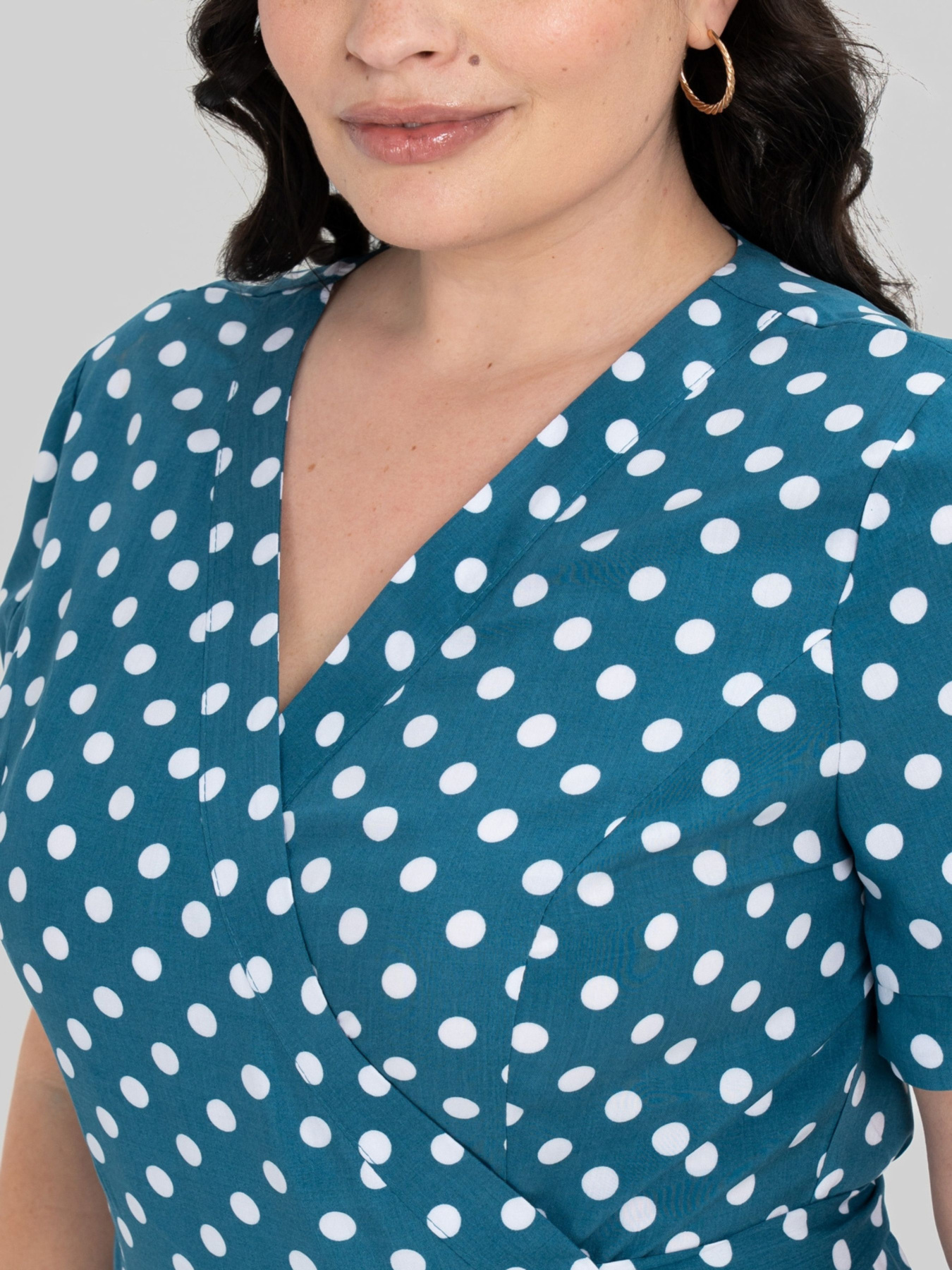 Платье миди All Posa модель ap102420p-bryuza Фото