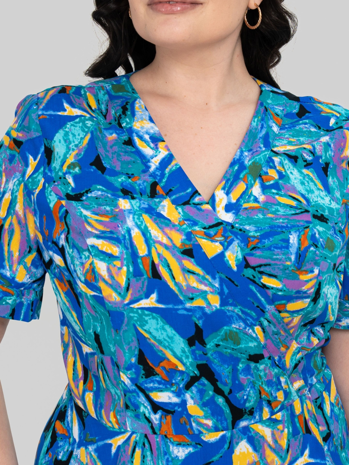 Платье миди All Posa модель ap102420p-elektrik Фото