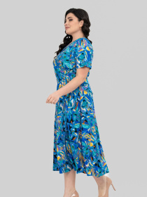 Платье миди All Posa модель ap102420p-elektrik Фото