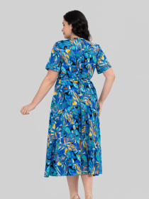 Платье миди All Posa модель ap102420p-elektrik Фото