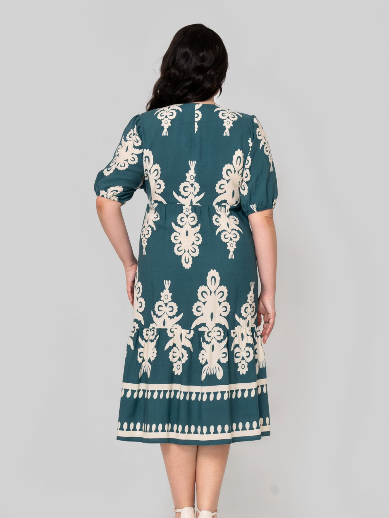 Платье миди All Posa модель ap102386p-bryuza Фото