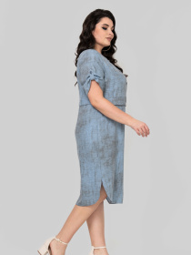 Сукня міді All Posa модель ap102363p-dzhins Фото