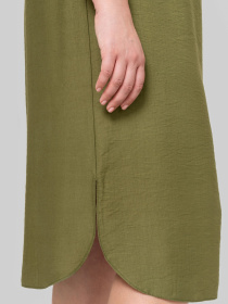 Сукня міді All Posa модель ap102363p-olivka Фото