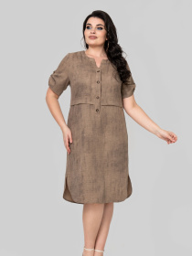 Платье миди All Posa модель ap102363p-sepq Фото