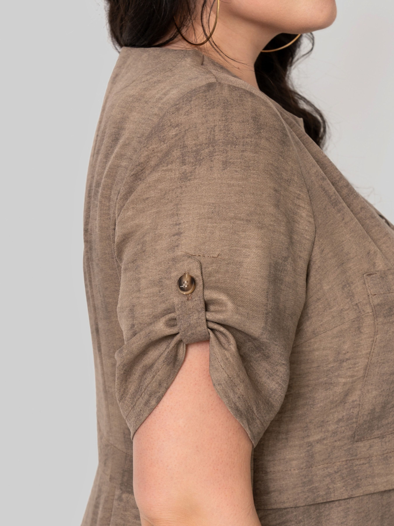 Платье миди All Posa модель ap102363p-sepq Фото