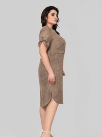 Платье миди All Posa модель ap102363p-sepq Фото