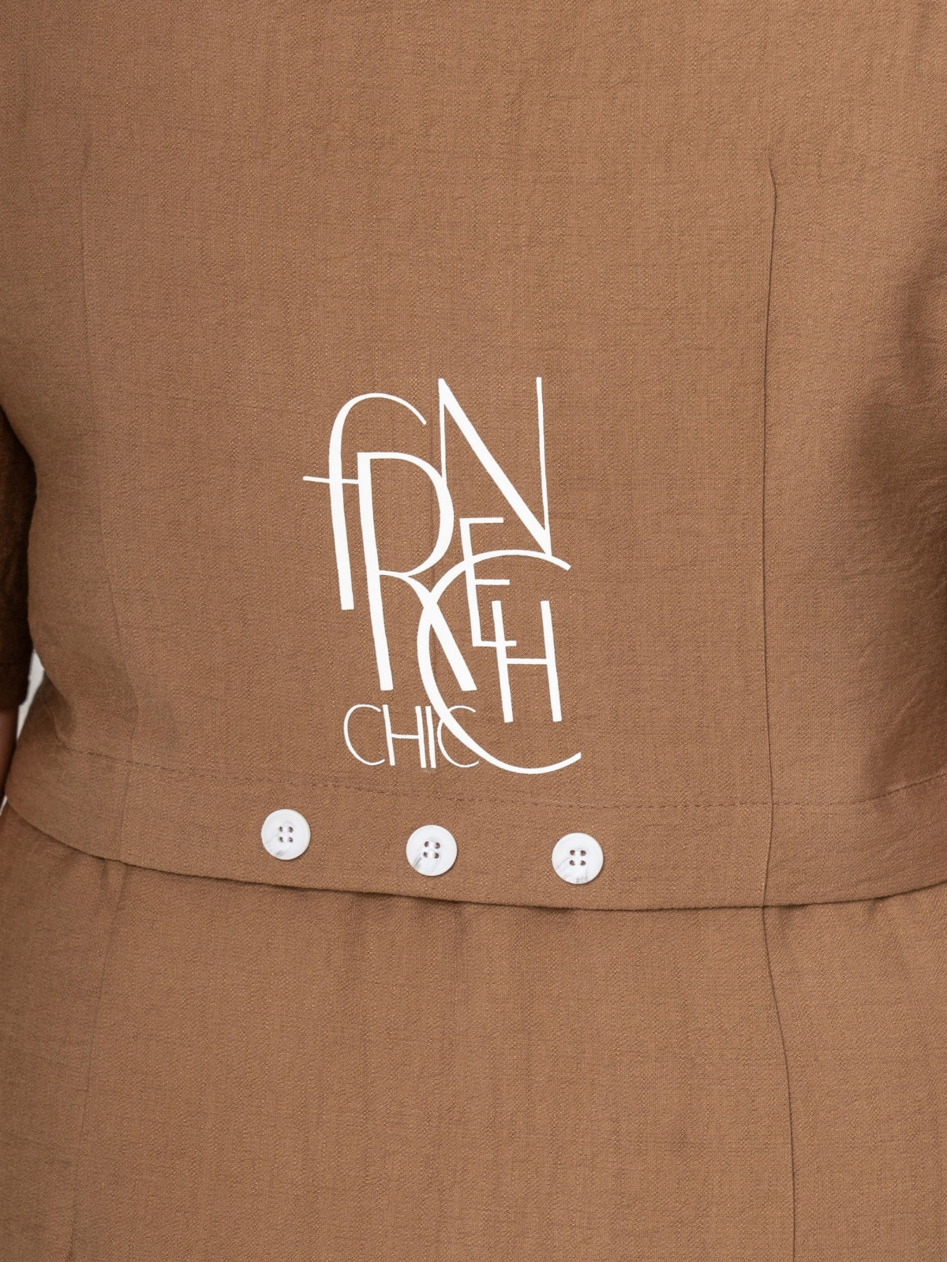 Платье миди All Posa модель ap102363p-korichnevij Фото