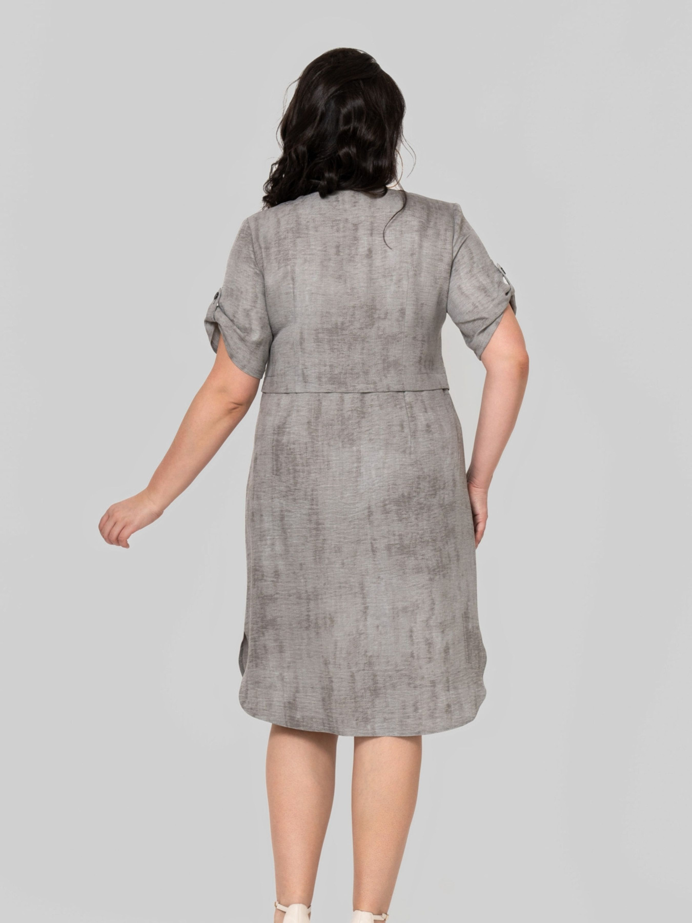 Платье миди All Posa модель ap102363p-srij Фото