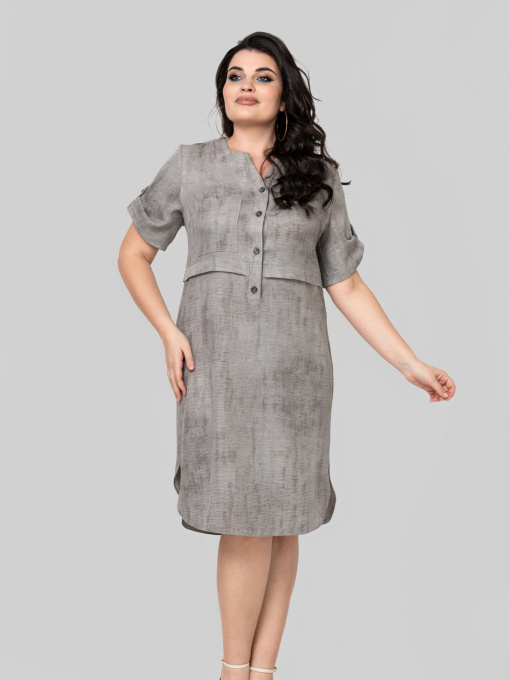 Платье миди All Posa модель ap102363p-srij Фото