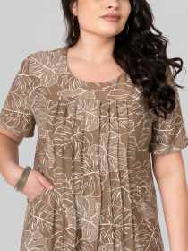 Сукня міді All Posa модель ap102352p-listq Фото