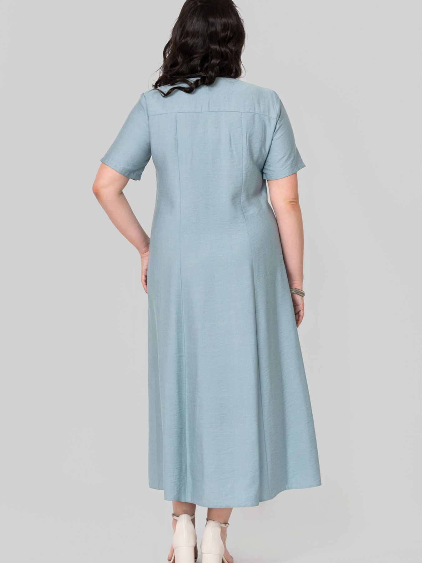 Сукня міді All Posa модель ap102352p-mentol Фото