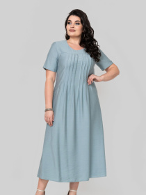 Платье миди All Posa модель ap102352p-mentol Фото